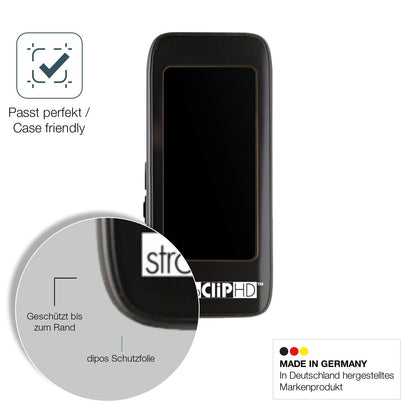 2x Screen Protector for Peterson StroboClip HD matte Flexible Glass 9H dipos