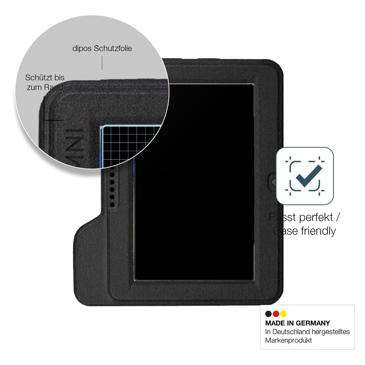 2x Screen Protector for Naviter Omni matte Flexible Glass 9H dipos