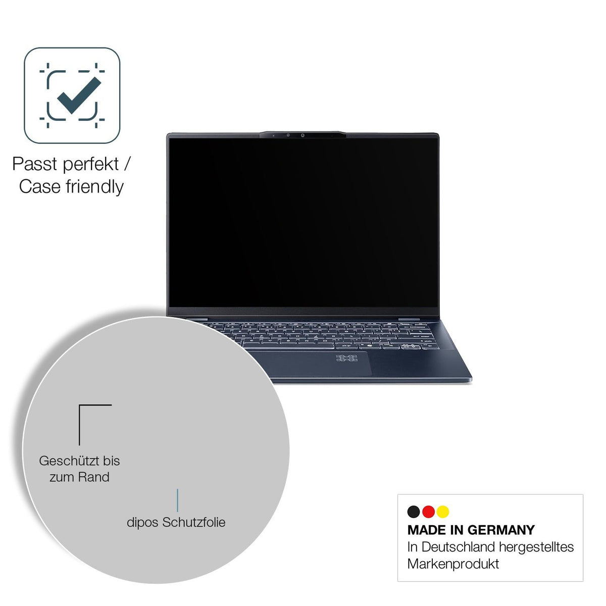 2x Screen Protector for Acer Swift 16 AI matte Flexible Glass 9H dipos