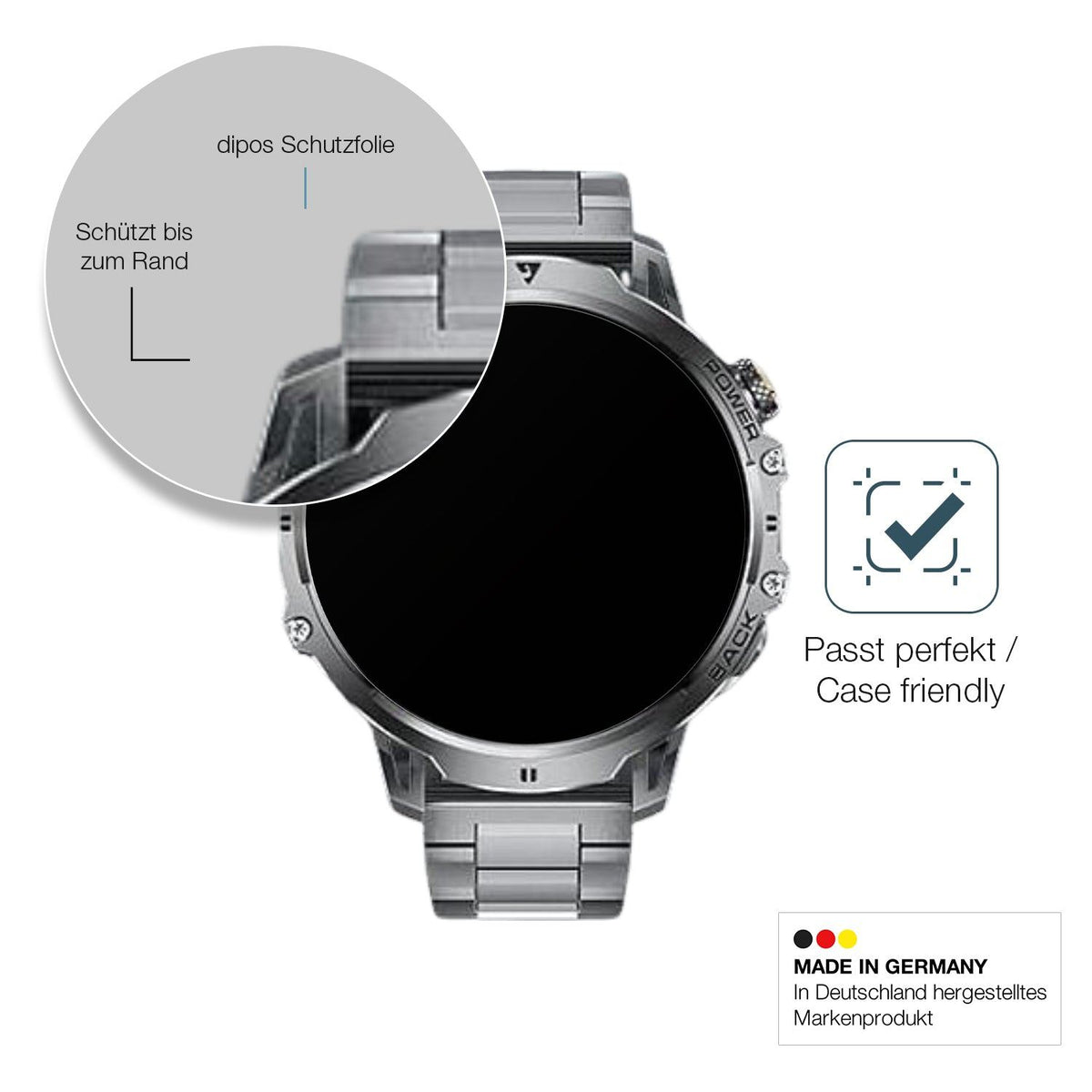 2x Screen Protector for Benyar EF13-E matte Flexible Glass 9H dipos
