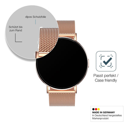 2x Screen Protector for Levowatch Eve 1.3 Zoll matte Flexible Glass 9H dipos