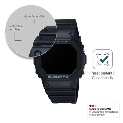 2x Screen Protector for Casio G-Shock DW-5000U matte Flexible Glass 9H dipos