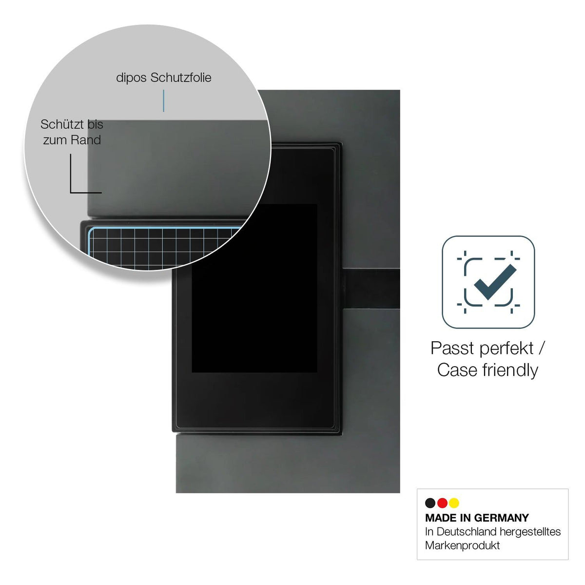 2x Screen Protector for Jura Ena 5 matte Flexible Glass 9H dipos