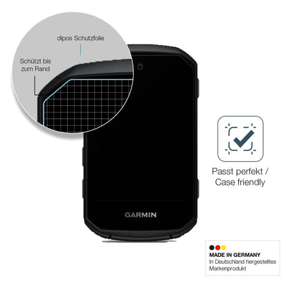 2x Screen Protector for Garmin Edge 550 matte Flexible Glass 9H dipos