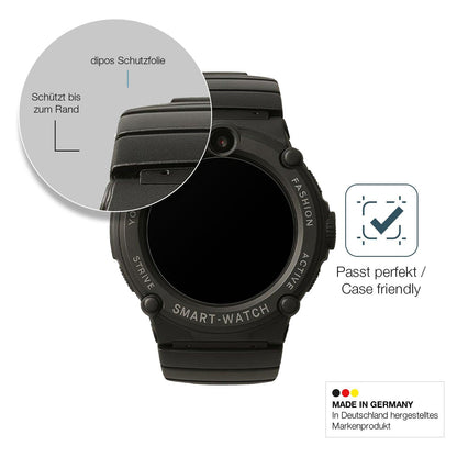 2x Screen Protector for Watchmark GPS Watch Kids matte Flexible Glass 9H dipos