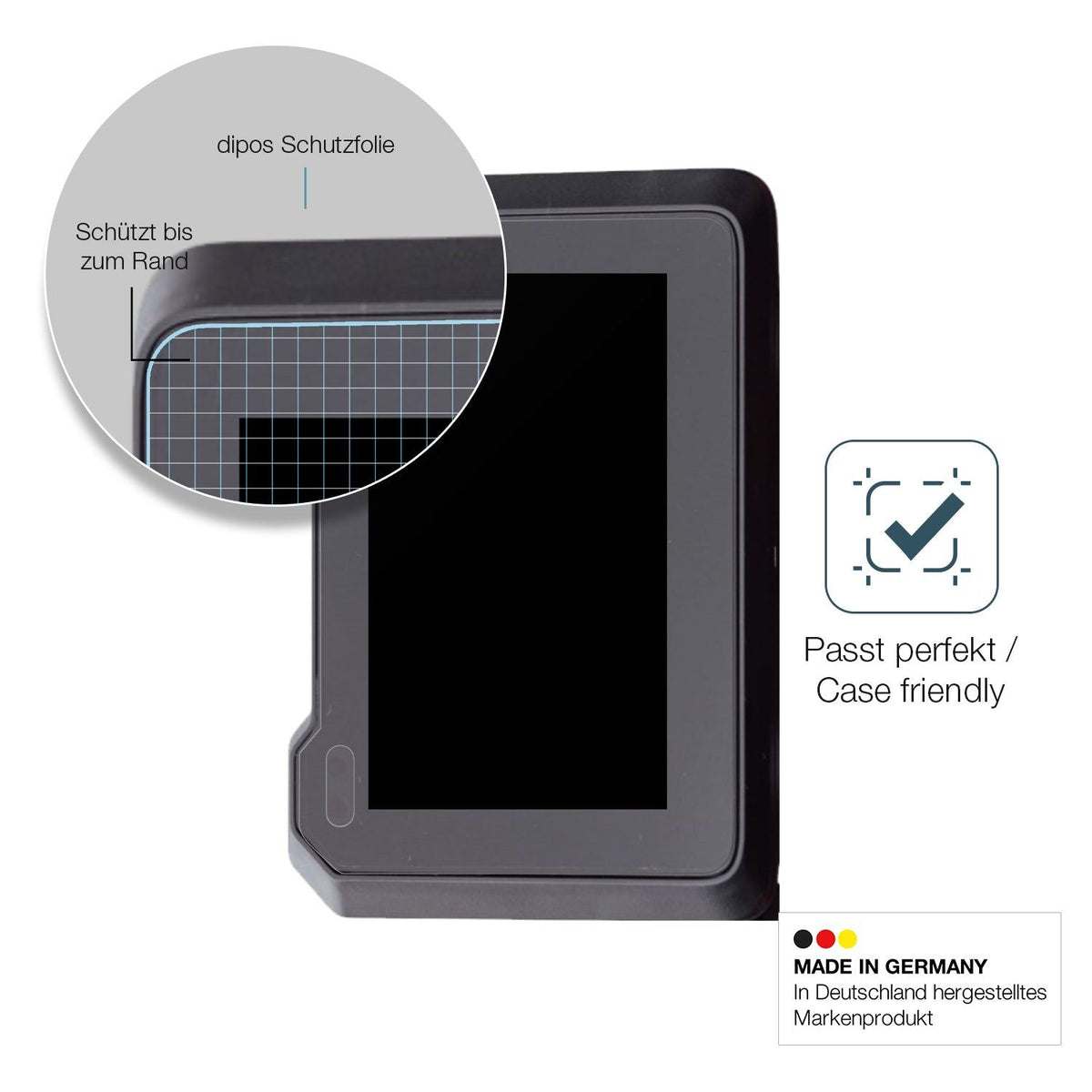 2x Screen Protector for KTM 990 Duke 2024 matte Flexible Glass 9H dipos