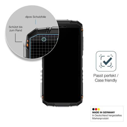 2x Screen Protector for Doogee Fire 3 Pro Mini Outdoor matte Flexible Glass 9H