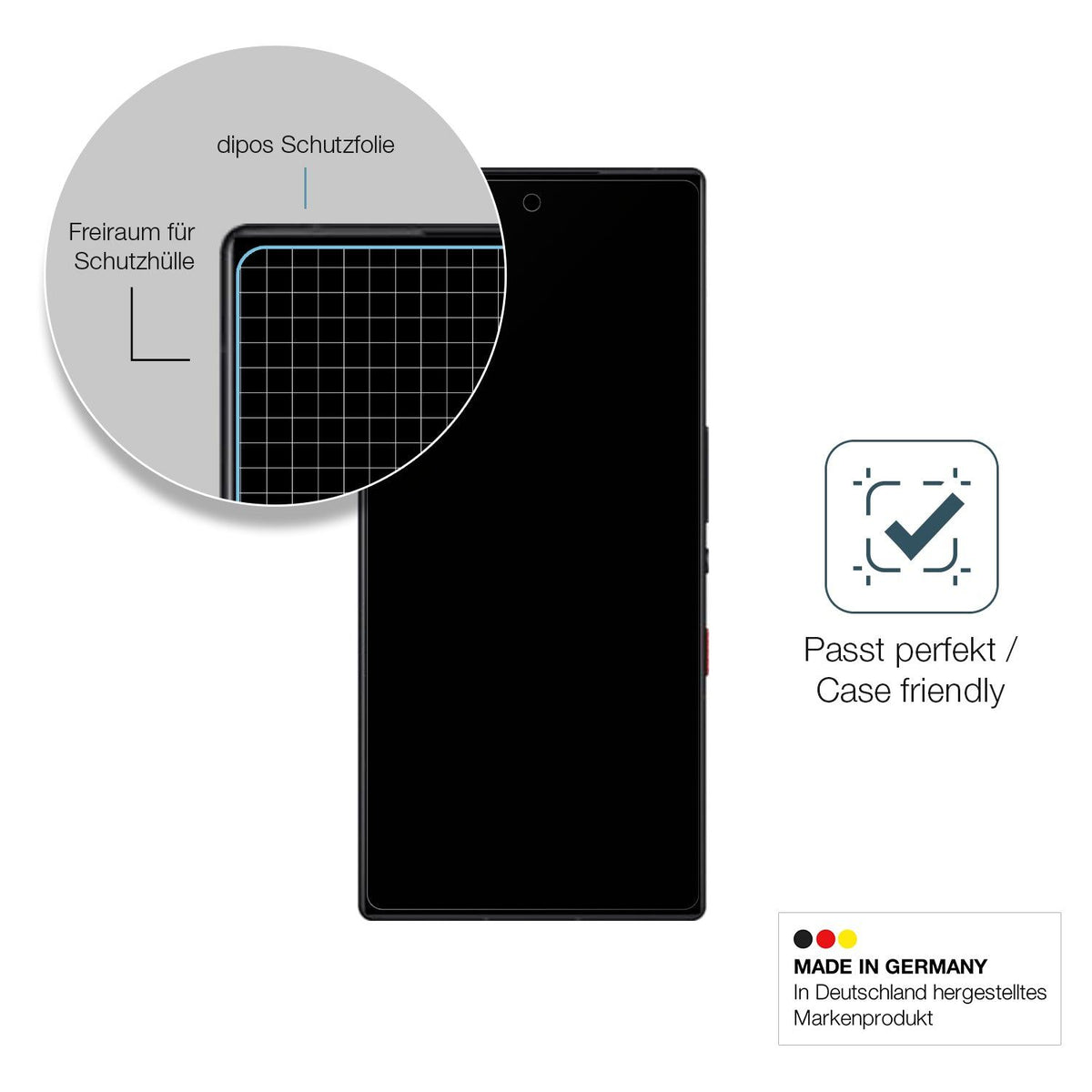 dipos 2x 9H Matte Screen Protector for Nubia Redmagic 9 Pro
