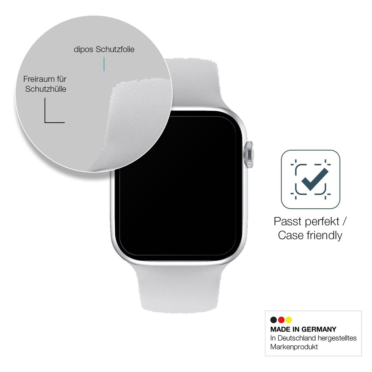 2x Screen Protector for Iwo Watch 7 Pro matte Flexible Glass 9H dipos