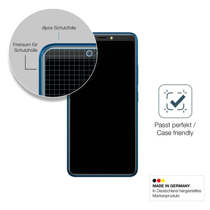 2x Screen Protector for BQ 6030G Practic matte Flexible Glass 9H dipos