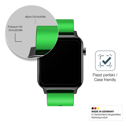 2x Screen Protector for Judneer 1,4 inch Smartwatch matte Flexible Glass 9H