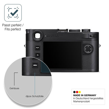 2x Screen Protector for Leica M 11-D matte Flexible Glass 9H dipos
