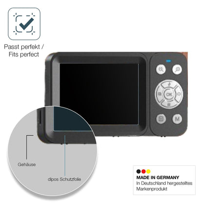 2x Screen Protector for DEATTI DET-CV01 matte Flexible Glass 9H dipos