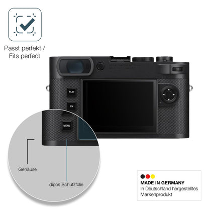2x Screen Protector for Leica M EV1 matte Flexible Glass 9H dipos