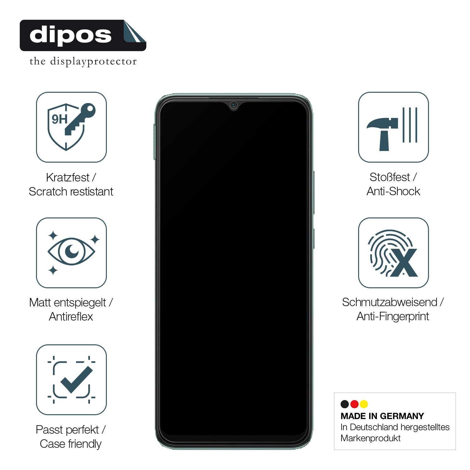 Displayschutz hergestellt in Deutschland, höchste Qualität made in Germany