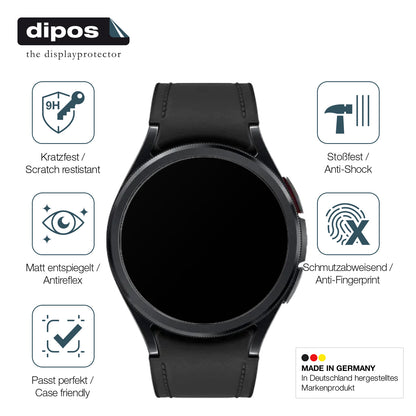 2x 9H Schutzfolie matt für Samsung Galaxy Watch 6 Classic (43mm) Panzerfolie