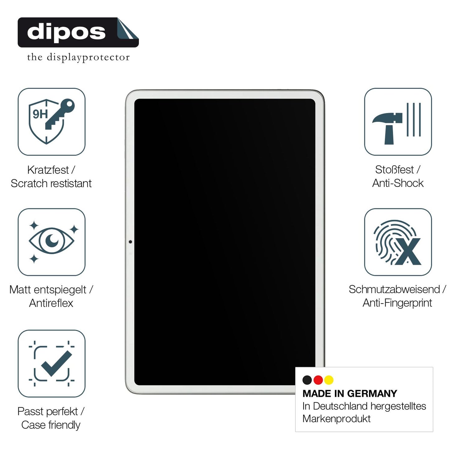 2x 9H Matte Screen Protector for Google Pixel Tablet 11 Inch Tempered Glass