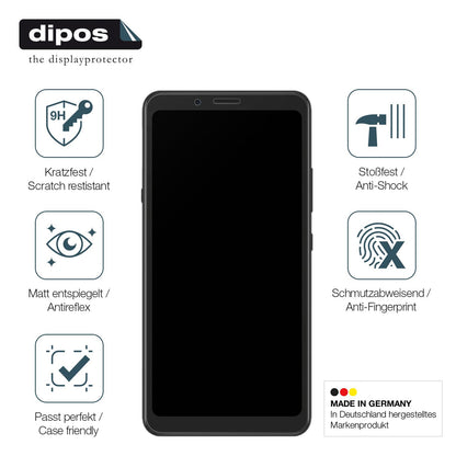 dipos 2x 9H Matte Screen Protector for Hisense A5 Pro