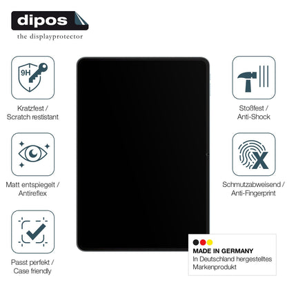 2x Screen Protector for TECLAST T60 Plus 12 Zoll matte Flexible Glass 9H dipos