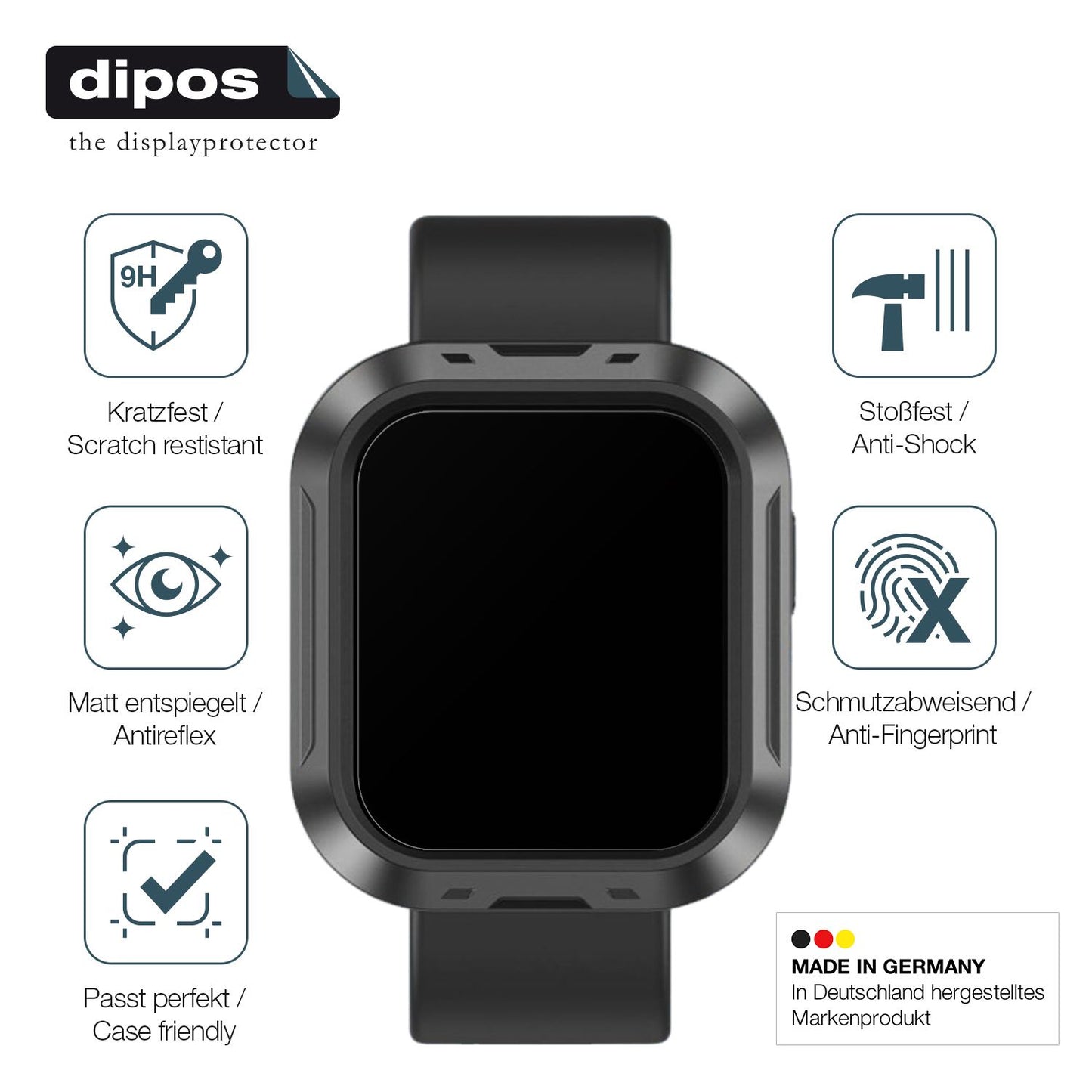 2x Screen Protector for Parsonver G01C matte Flexible Glass 9H dipos