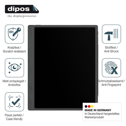 2x Screen Protector for Onyx Boox Tab Ultra C Pro matte Flexible Glass 9H dipos