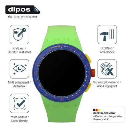2x Screen Protector for Swatch Flowing Freshly SUSG1O1 matte Flexible Glass 9H