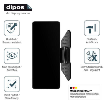 2x Screen Protector for Lamto RC06CHXXXX matte Flexible Glass 9H dipos