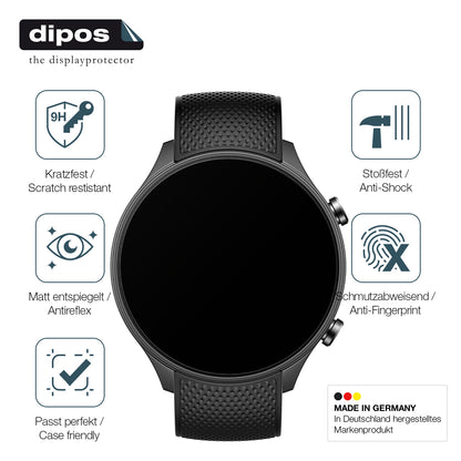 2x 9H Schutzfolie matt für OnePlus Watch 2R Panzerfolie