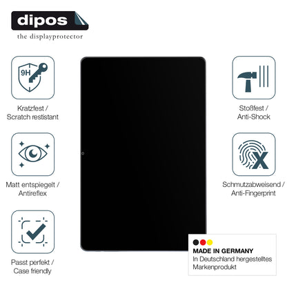 2x 9H Schutzfolie matt für Acepad High Tablet 12 Zoll Panzerfolie