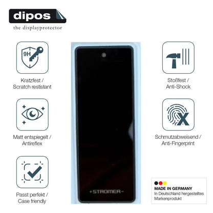 2x Screen Protector for Stromer ST3 Omni matte Flexible Glass 9H dipos