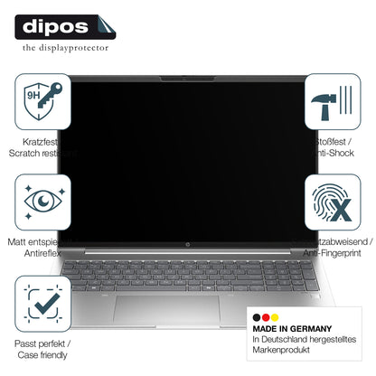 2x 9H Schutzfolie matt für HP ProBook 460 G11 16 Zoll Panzerfolie