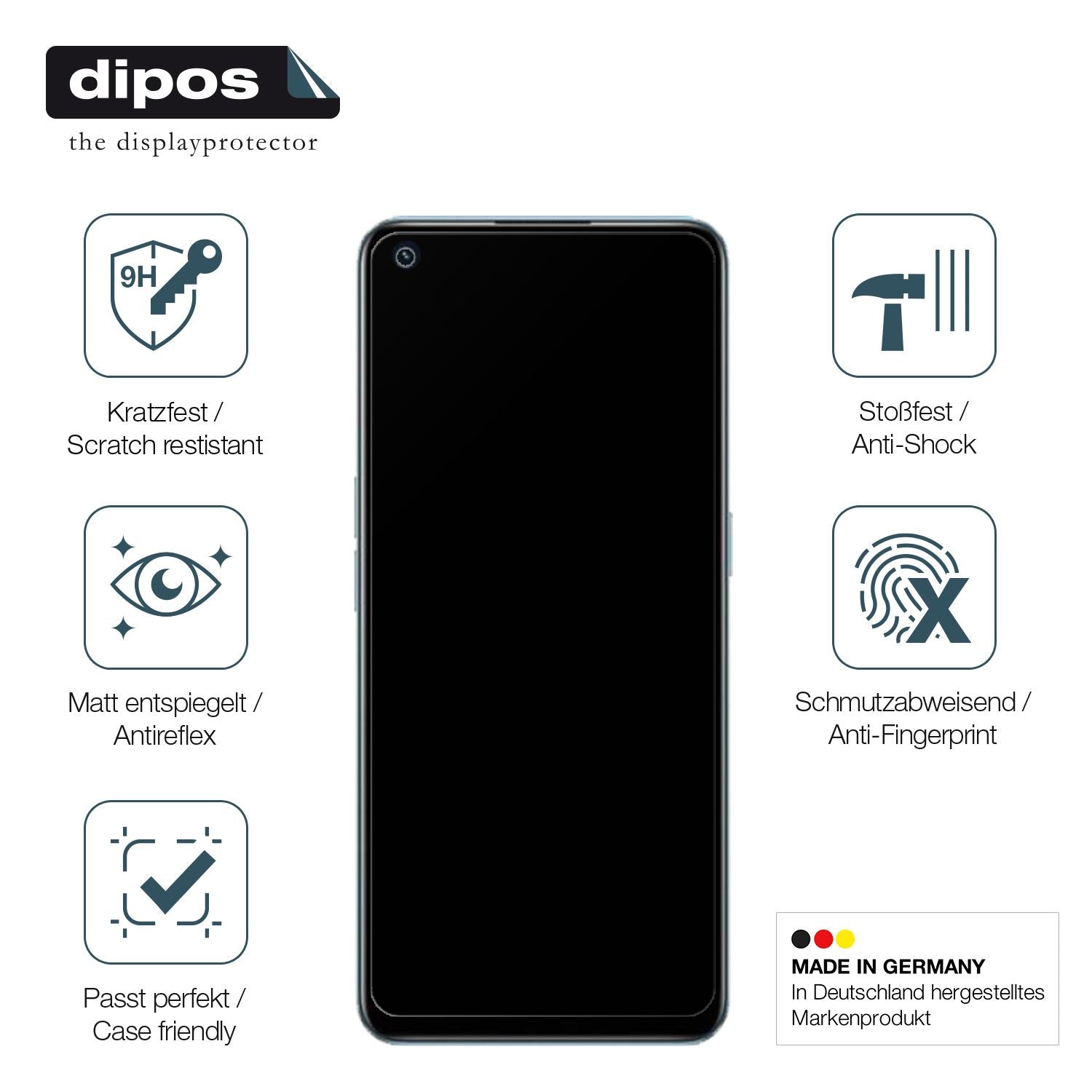 Displayschutz hergestellt in Deutschland, höchste Qualität made in Germany