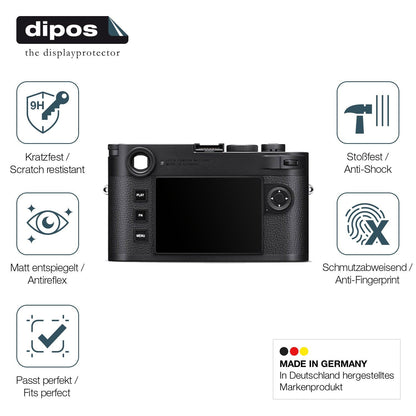 2x Screen Protector for Leica M 11-D matte Flexible Glass 9H dipos