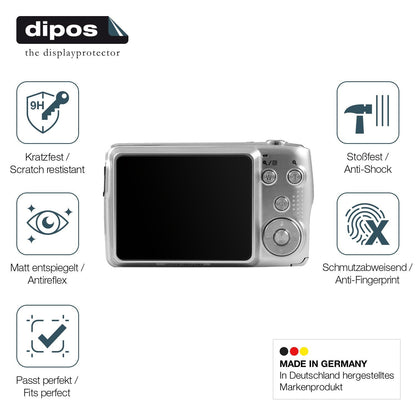 2x Screen Protector for IXNAIQY DC101L-AF matte Flexible Glass 9H dipos