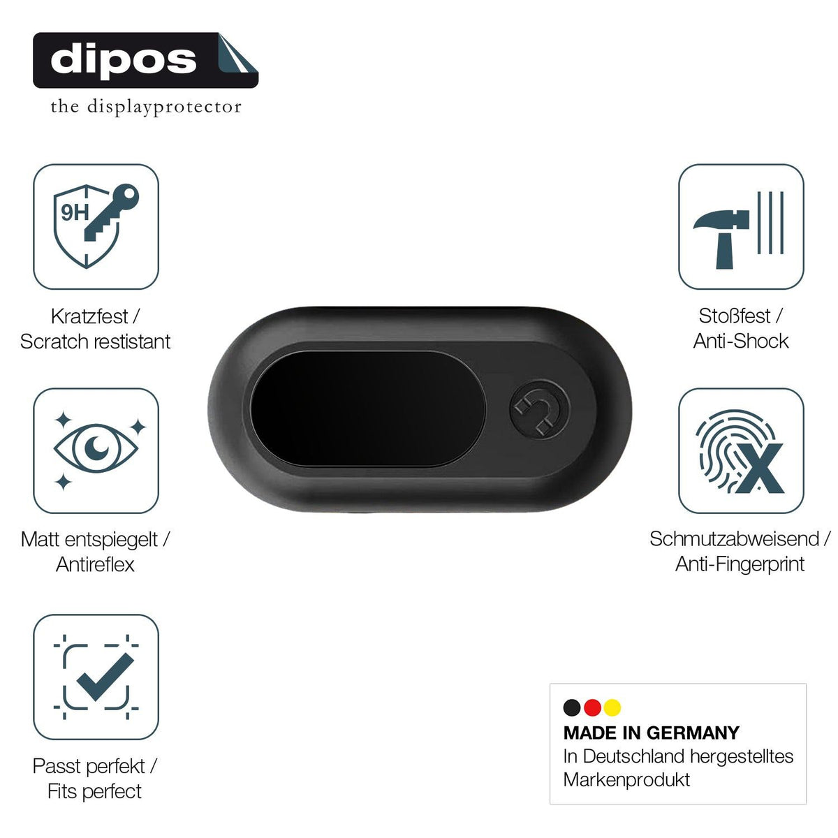 2x Screen Protector for OBEST 31991 Actioncam matte Flexible Glass 9H dipos