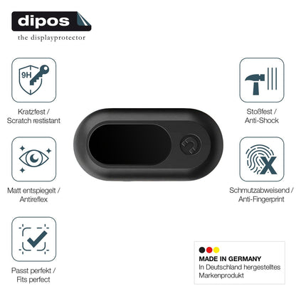2x Screen Protector for OBEST 31991 Actioncam matte Flexible Glass 9H dipos
