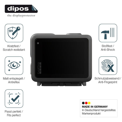 2x Screen Protector for GoPro Lit Hero matte Flexible Glass 9H dipos