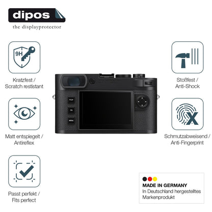 2x Screen Protector for Leica M EV1 matte Flexible Glass 9H dipos