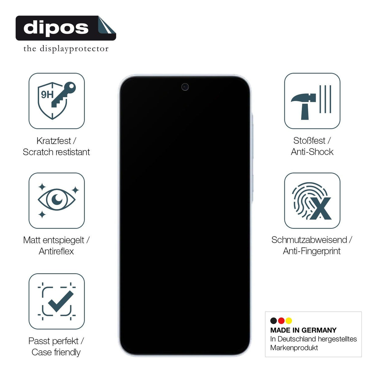 dipos 2x 9H Matte Screen Protector for Samsung Galaxy A35 5G