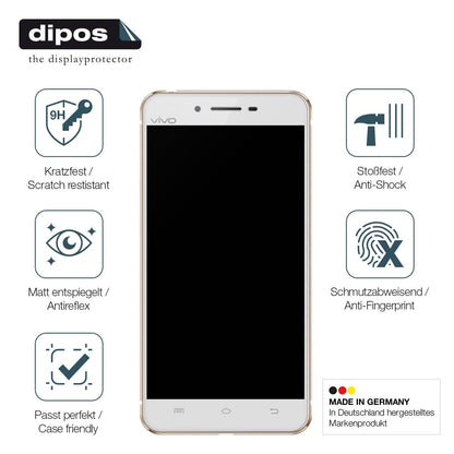 2x Screen Protector for Vivo X6A matte Flexible Glass 9H dipos