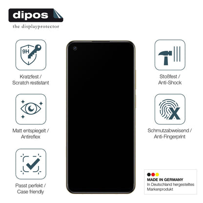 dipos 2x 9H Matte Screen Protector for Realme 11 4g