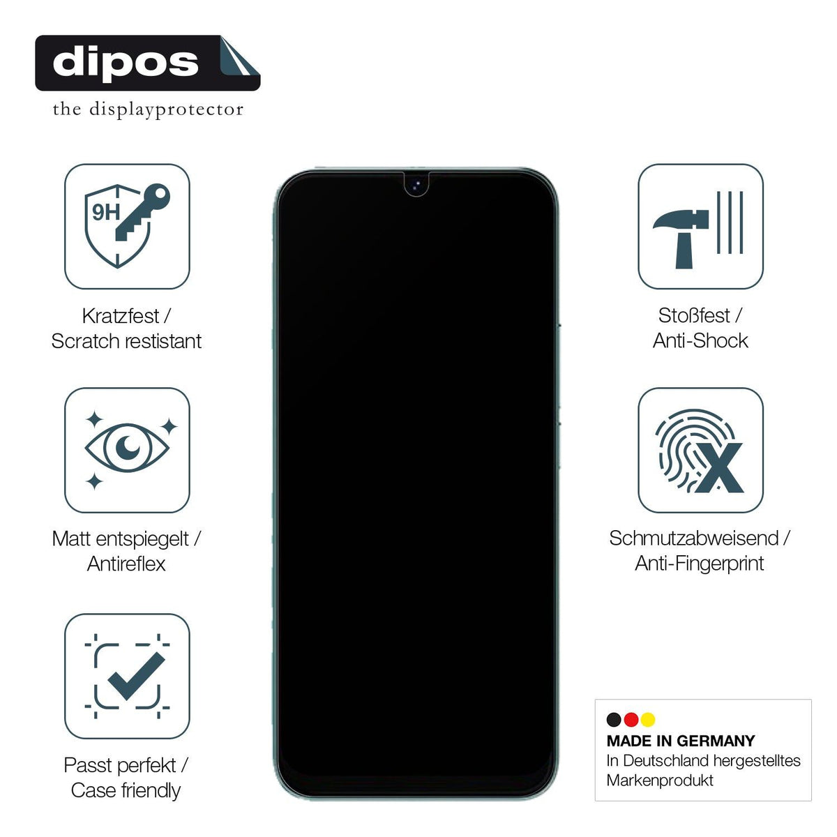 2x Screen Protector for Benco V91 matte Flexible Glass 9H dipos