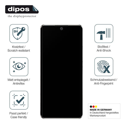 2x Screen Protector for Oppo A2 Pro matte Flexible Glass 9H dipos