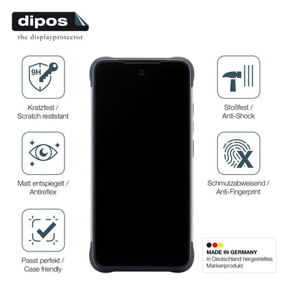 2x Screen Protector for Hammer Blade4 matte Flexible Glass 9H dipos