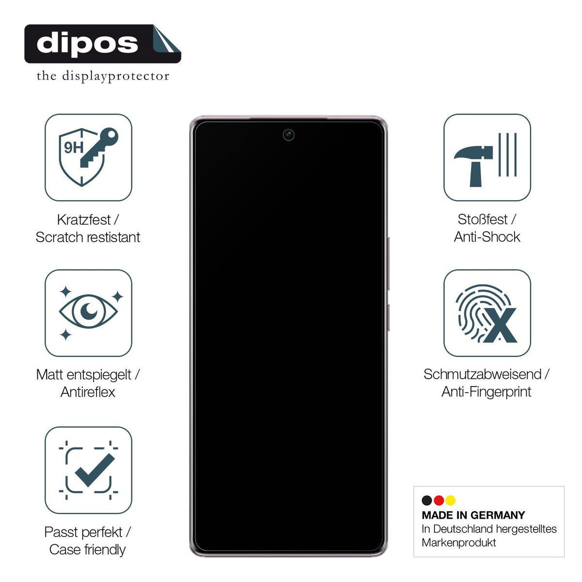 2x Screen Protector for VIVO S17 matte Flexible Glass 9H dipos