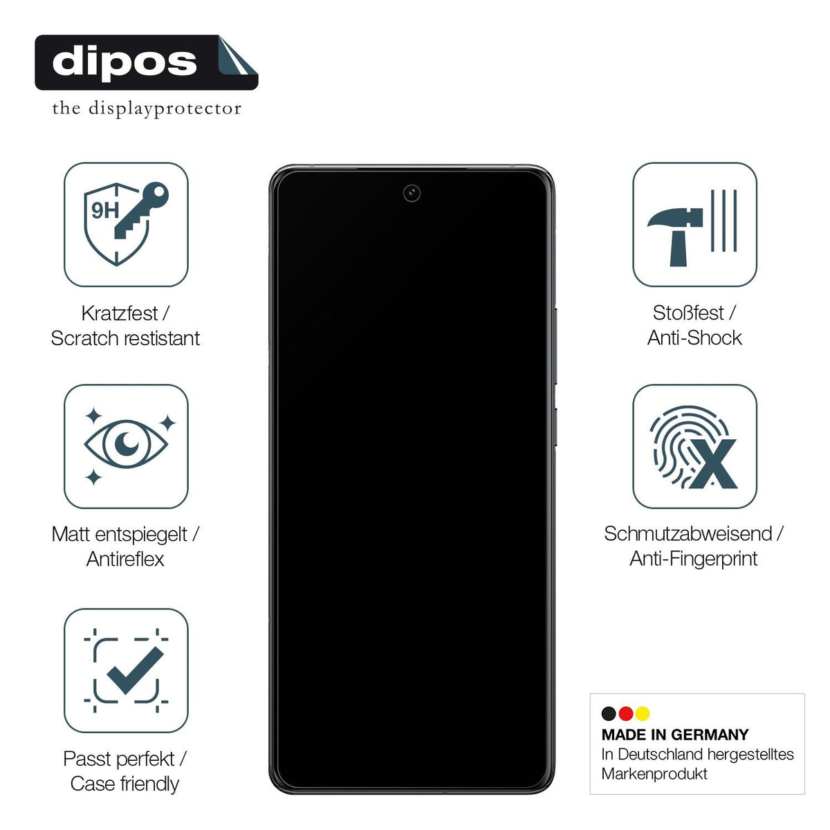 2x Screen Protector for VIVO X100 matte Flexible Glass 9H dipos