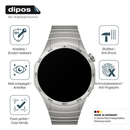 dipos 2x 9H Matte Screen Protector for Huawei Watch GT4 46mm