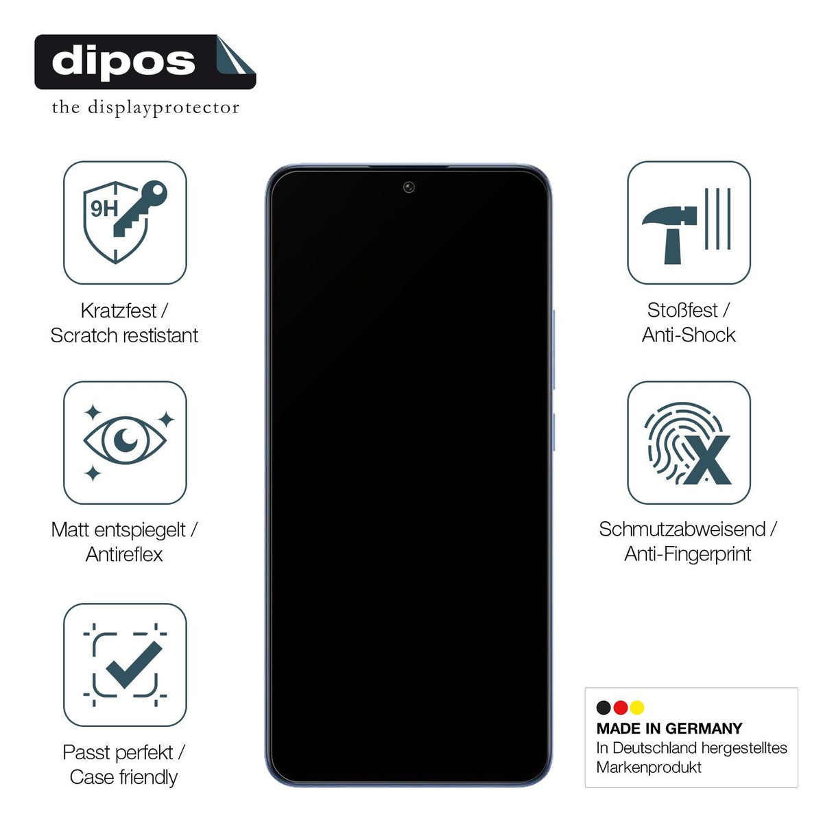 dipos 2x 9H Matte Screen Protector for Xiaomi 13T