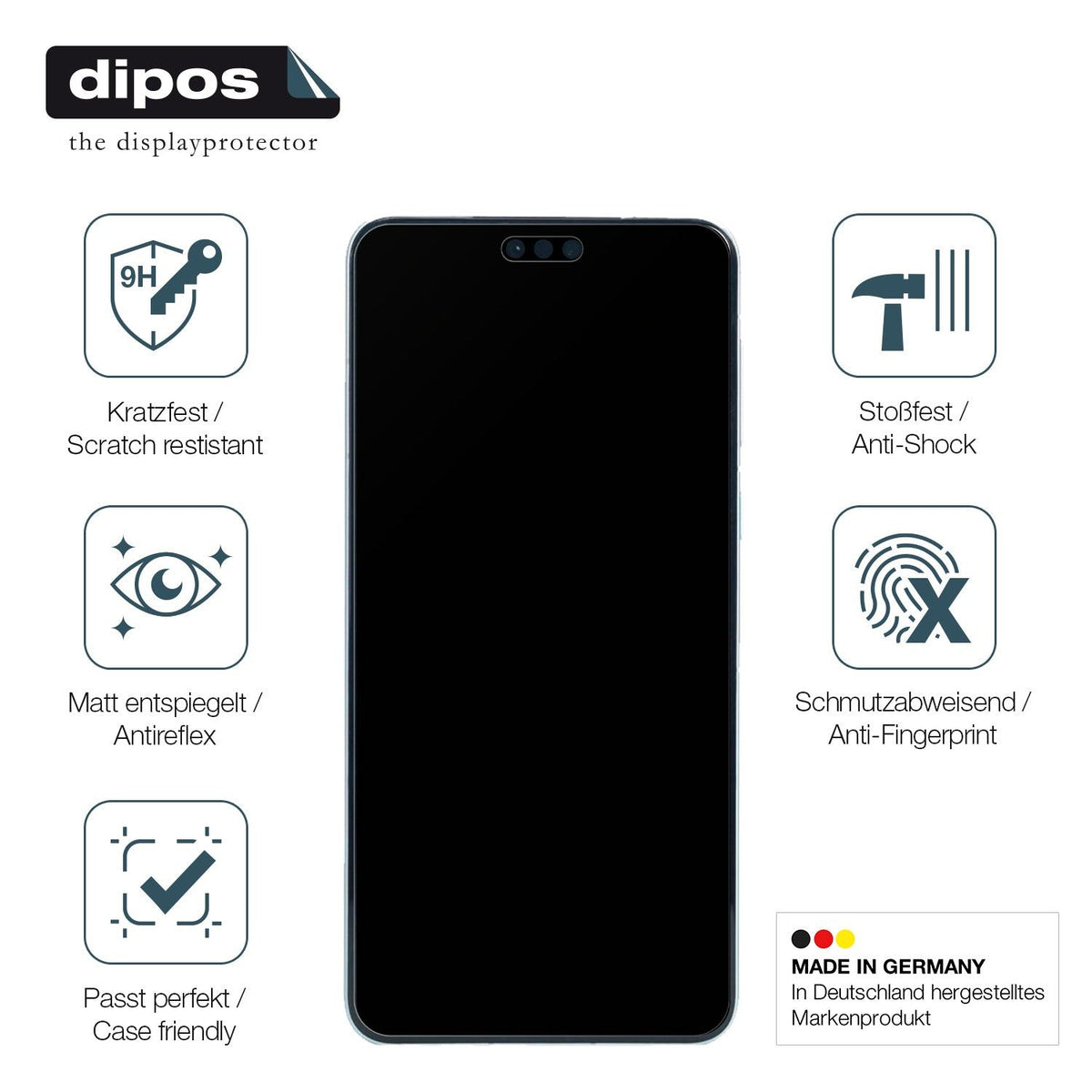 2x Screen Protector for Huawei Mate 60 Pro matte Flexible Glass 9H dipos