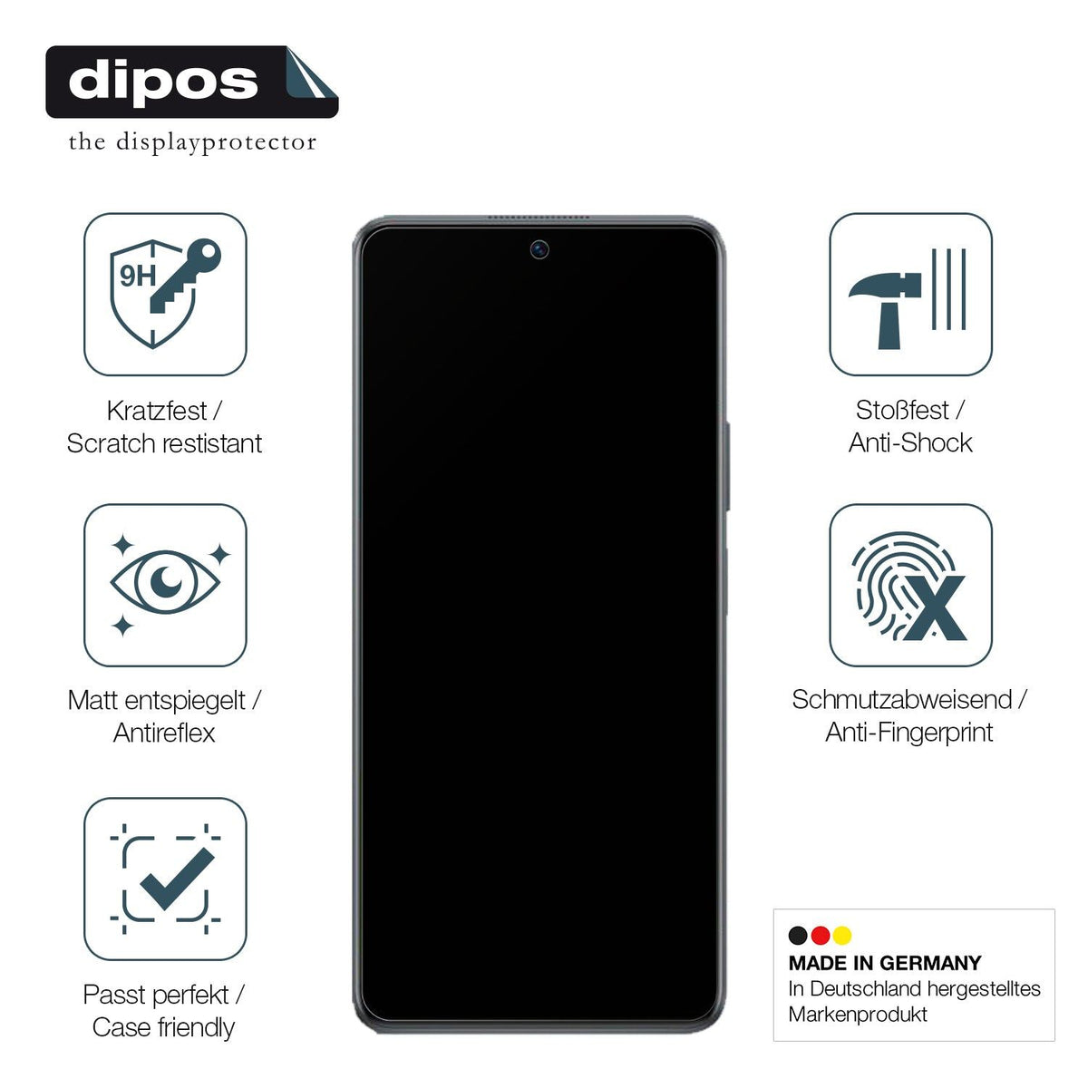 2x Screen Protector for Huawei Nova 11i matte Flexible Glass 9H dipos